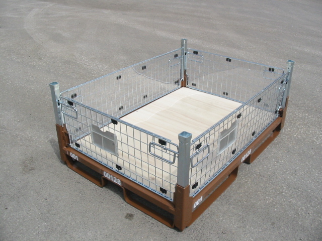 STANDARD FOLDABLE WIRE CONTAINER-81