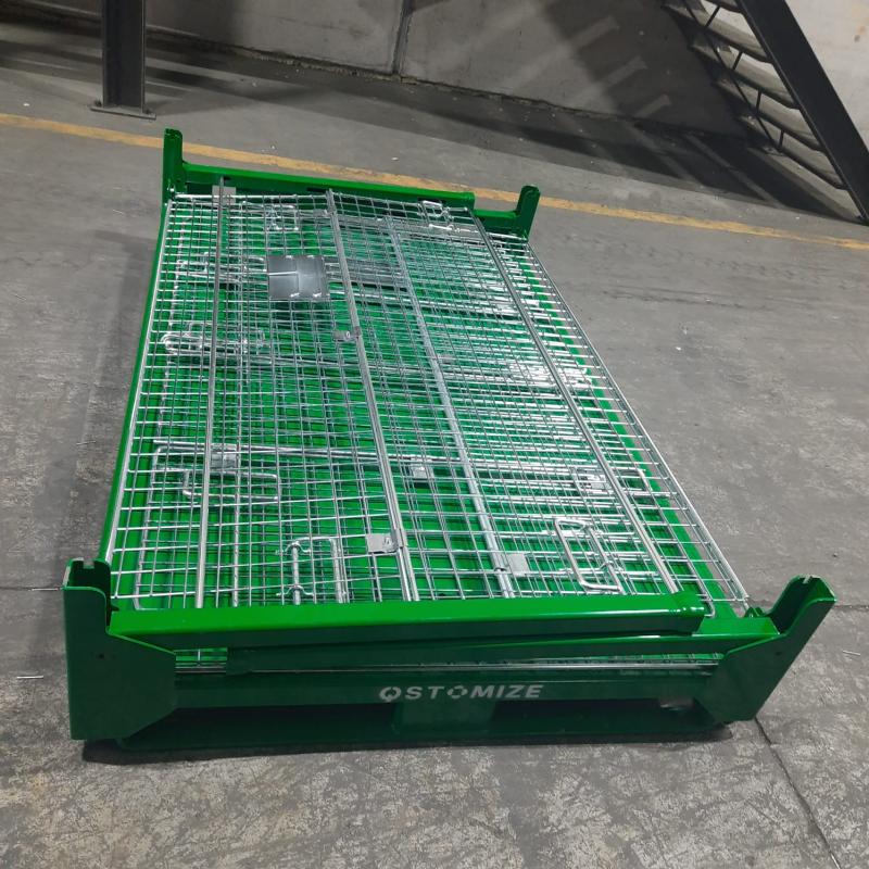 STANDARD FOLDABLE WIRE CONTAINER-8