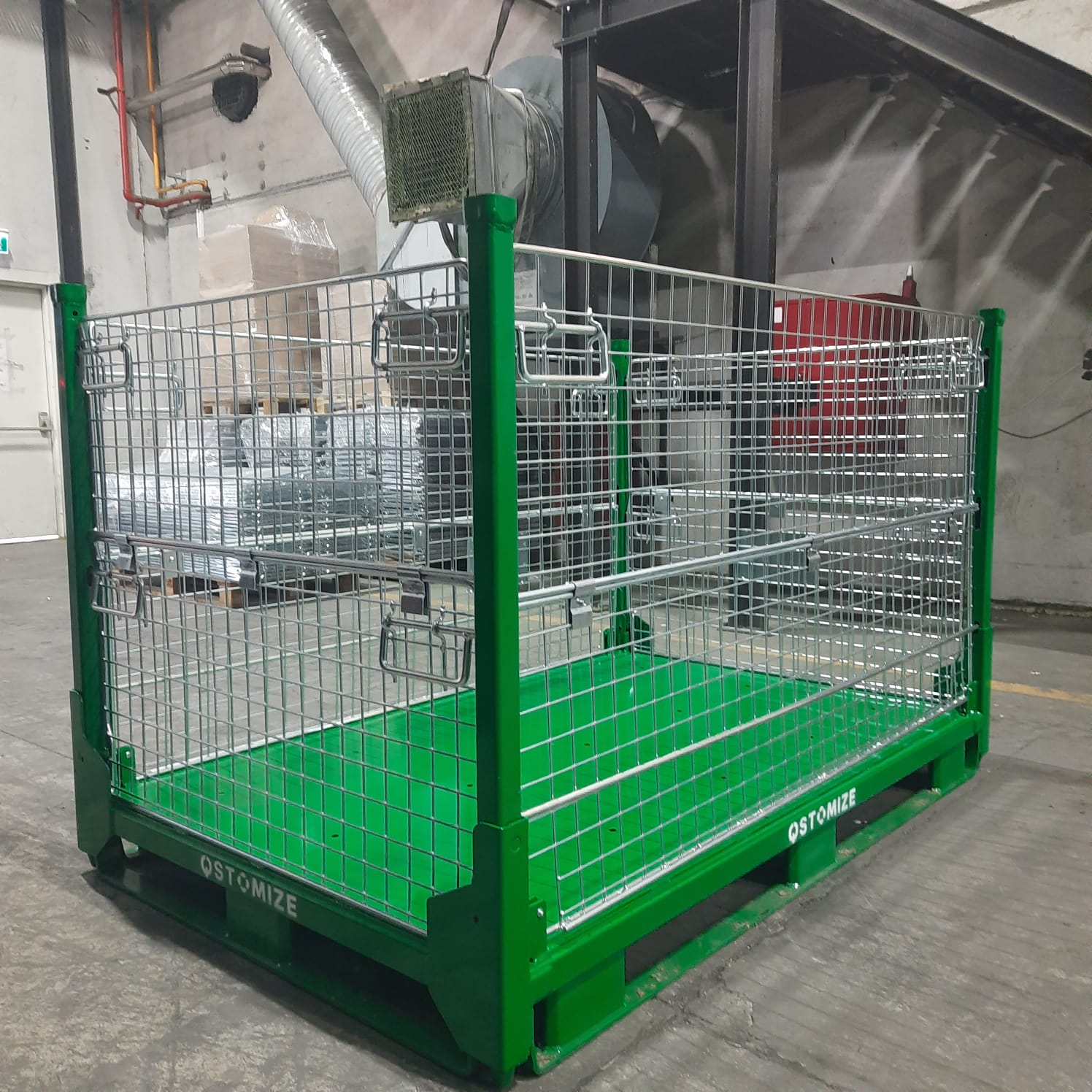 STANDARD FOLDABLE WIRE CONTAINER-8