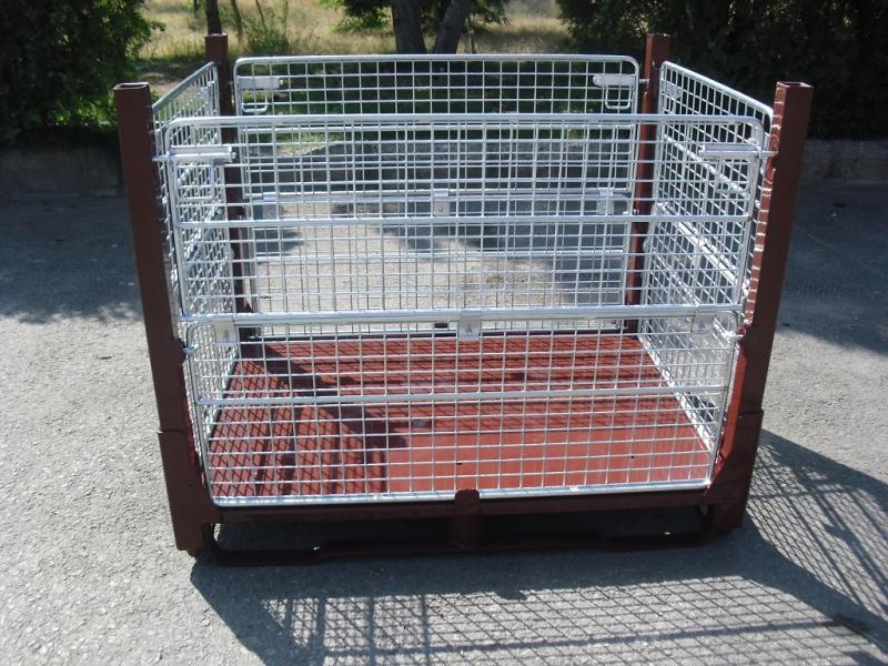 STANDARD FOLDABLE WIRE CONTAINER-4