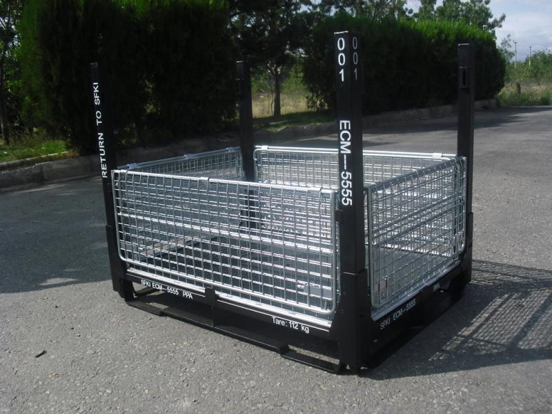 STANDARD FOLDABLE WIRE CONTAINER-4