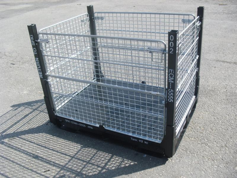 STANDARD FOLDABLE WIRE CONTAINER-4