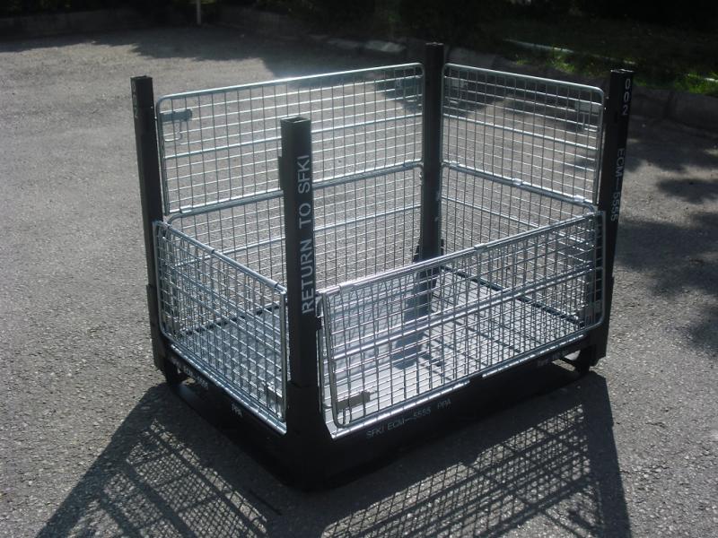 STANDARD FOLDABLE WIRE CONTAINER-4