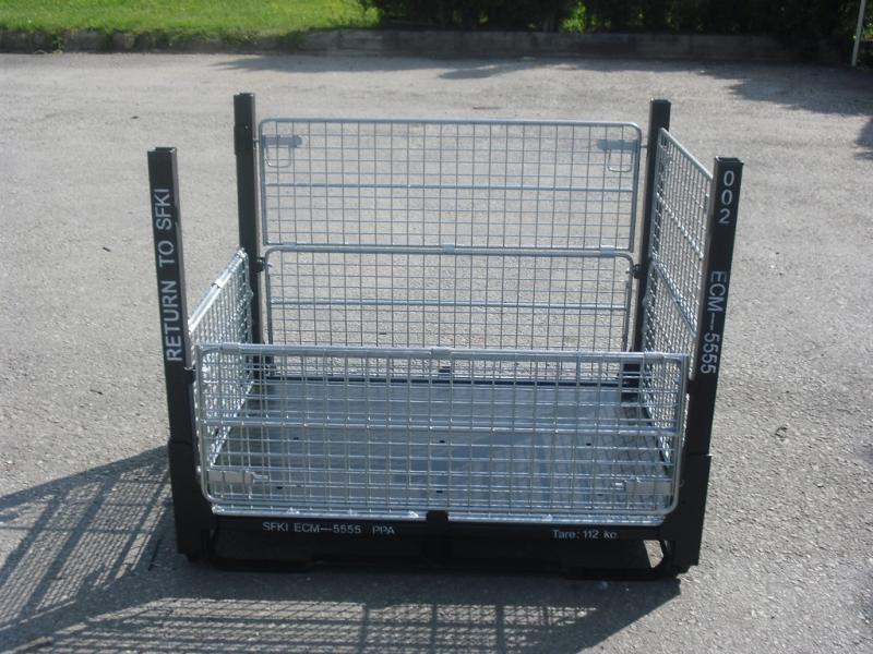 STANDARD FOLDABLE WIRE CONTAINER-4
