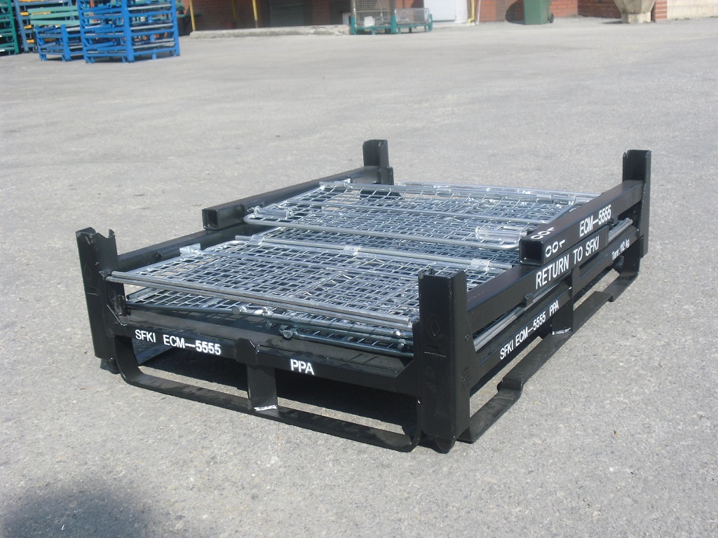 STANDARD FOLDABLE WIRE CONTAINER-4